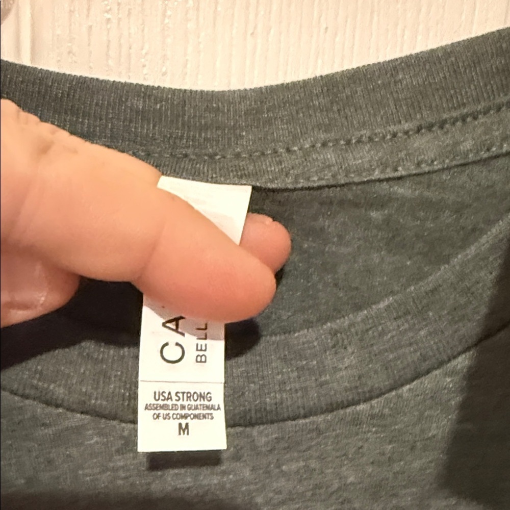 Bella Canvas Gray T-Shirt - Picture 3 of 6